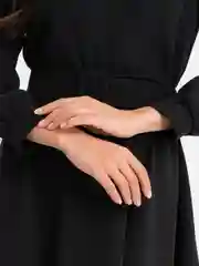 Угольный платье женское, с запахом