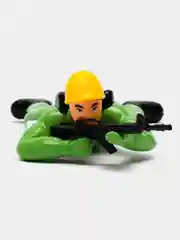 Зеленый заводная игрушка,Ползающий солдатик