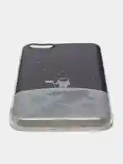 Серебряный чехол на Huawei Honor 7A/7A Prime/Y5 Prime 2018/Y5 2018 / Хонор 7А прозрачный, с рисунком