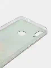 Тёмно-серый силиконовый чехол на Xiaomi Redmi Note 7 / Сяоми Редми Нот 7 прозрачный, с рисунком