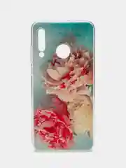 Конфетный чехол на Huawei P30 Lite/Honor 20S/20 Lite 2020 / Хонор 20 Lite прозрачный, с рисунком