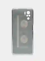 Хром чехол на Xiaomi Redmi Note 10/Note 10S/Poco M5s / Сяоми Редми Нот 10/10С с рисунком
