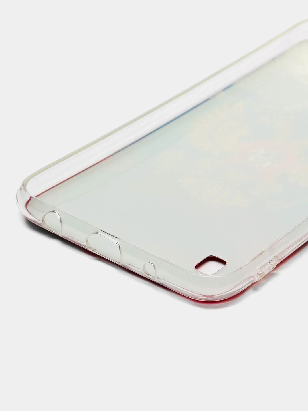 Синий силиконовый чехол на Samsung Galaxy A10 / Самсунг А10 прозрачный с рисунком, защита камеры