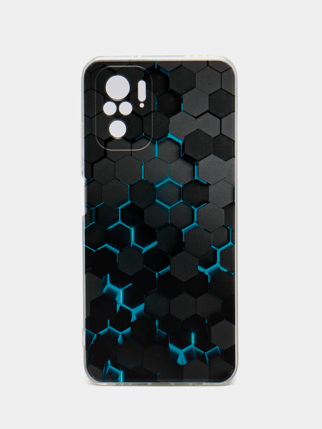 Бирюзовый чехол на Xiaomi Redmi Note 10/Note 10S/Poco M5s / Сяоми Редми Нот 10/10С с рисунком