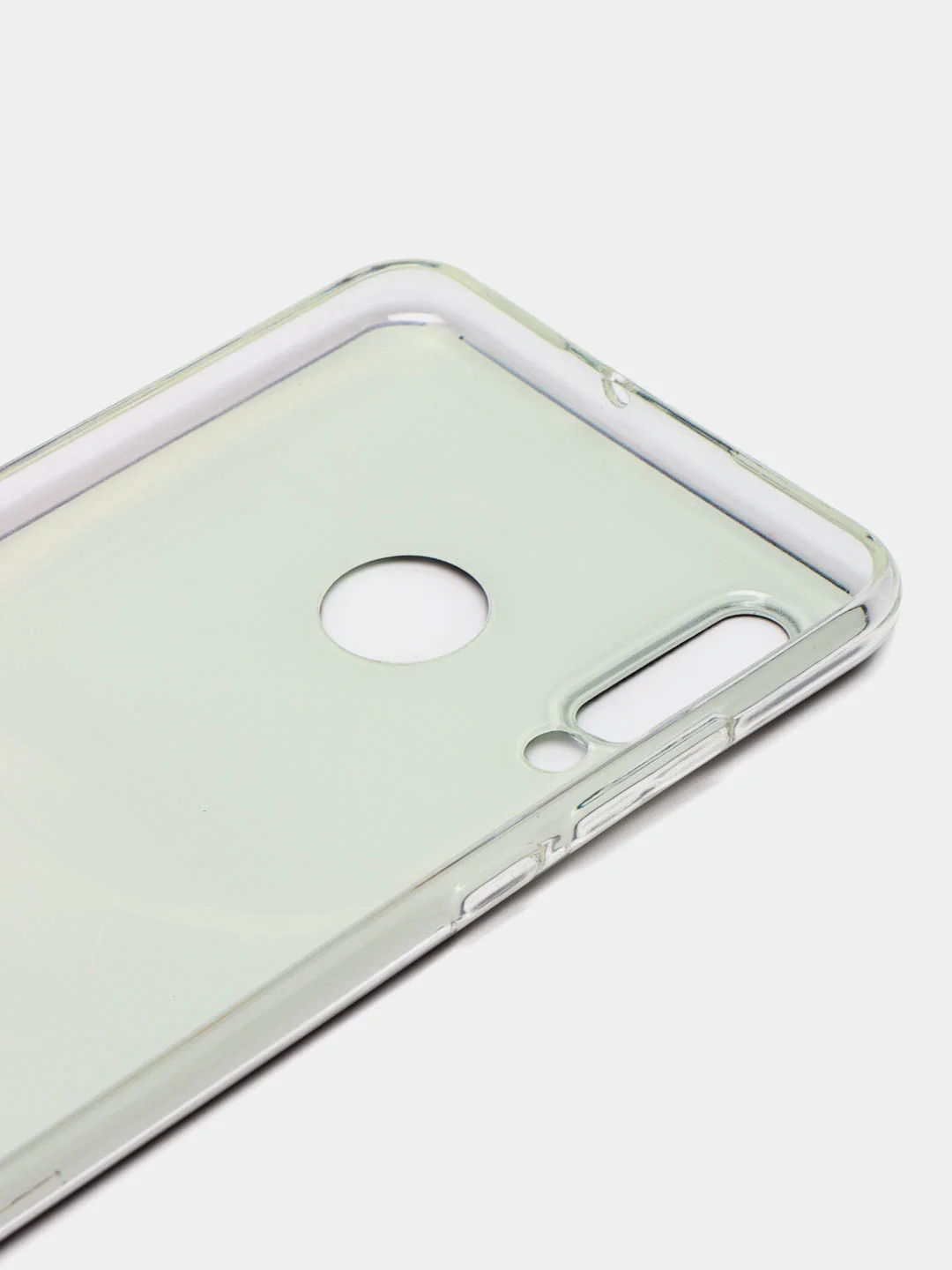 Угольный чехол на Huawei P30 Lite/Honor 20S/20 Lite 2020 / Хонор 20 Lite прозрачный, с рисунком