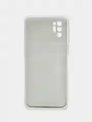 Тёмно-коричневый силиконовый чехол на Tecno Pova 2 / Текно Пова 2 прозрачный, с рисунком, защита камеры