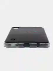 Черный силиконовый чехол на Samsung Galaxy A10 / Самсунг А10 прозрачный с рисунком, защита камеры