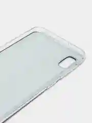 Черный силиконовый чехол на Samsung Galaxy A10 / Самсунг А10 прозрачный с рисунком, защита камеры
