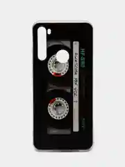Хром силиконовый чехол на Xiaomi Redmi Note 8T / Сяоми Редми Нот 8T прозрачный, с рисунком