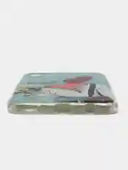 Тёмно-серый силиконовый чехол на Samsung Galaxy A10 / Самсунг А10 прозрачный с рисунком, защита камеры
