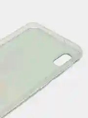 Тёмно-серый силиконовый чехол на Samsung Galaxy A10 / Самсунг А10 прозрачный с рисунком, защита камеры