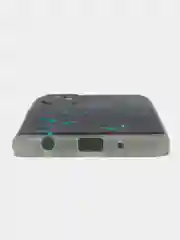 Бирюзовый силиконовый чехол на Tecno Pova 2 / Текно Пова 2 прозрачный, с рисунком, защита камеры