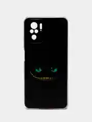Черный чехол на Xiaomi Redmi Note 10/Note 10S/Poco M5s / Сяоми Редми Нот 10/10С с рисунком