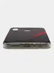 Красный силиконовый чехол на Xiaomi Redmi Note 8T / Сяоми Редми Нот 8T прозрачный, с рисунком