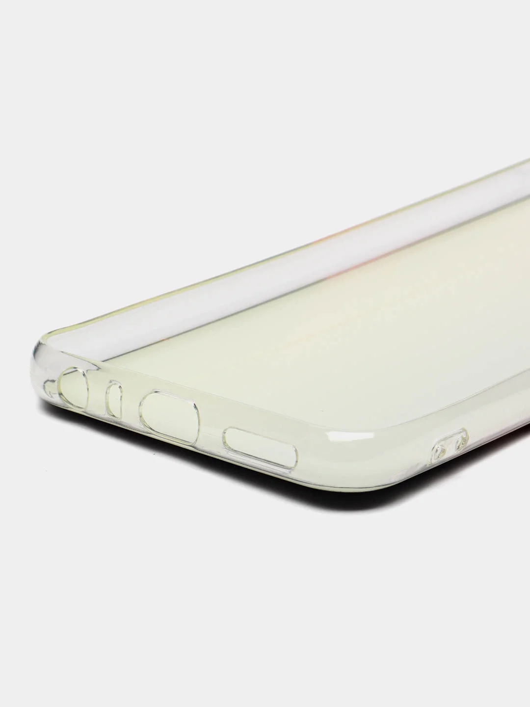 Красный силиконовый чехол на Xiaomi Redmi Note 8T / Сяоми Редми Нот 8T прозрачный, с рисунком