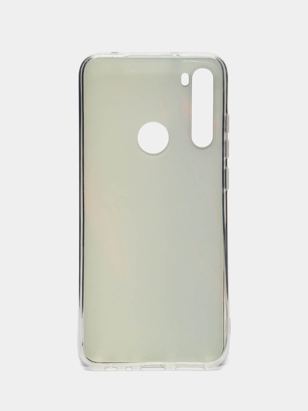 Красный силиконовый чехол на Xiaomi Redmi Note 8T / Сяоми Редми Нот 8T прозрачный, с рисунком