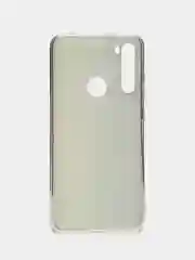 Красный силиконовый чехол на Xiaomi Redmi Note 8T / Сяоми Редми Нот 8T прозрачный, с рисунком