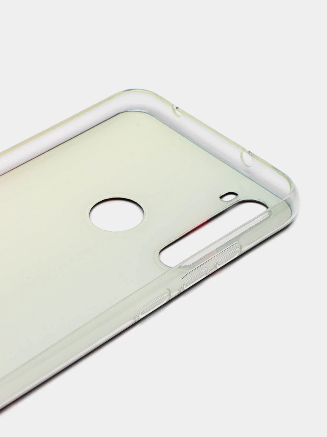 Красный силиконовый чехол на Xiaomi Redmi Note 8T / Сяоми Редми Нот 8T прозрачный, с рисунком