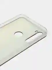 Красный силиконовый чехол на Xiaomi Redmi Note 8T / Сяоми Редми Нот 8T прозрачный, с рисунком