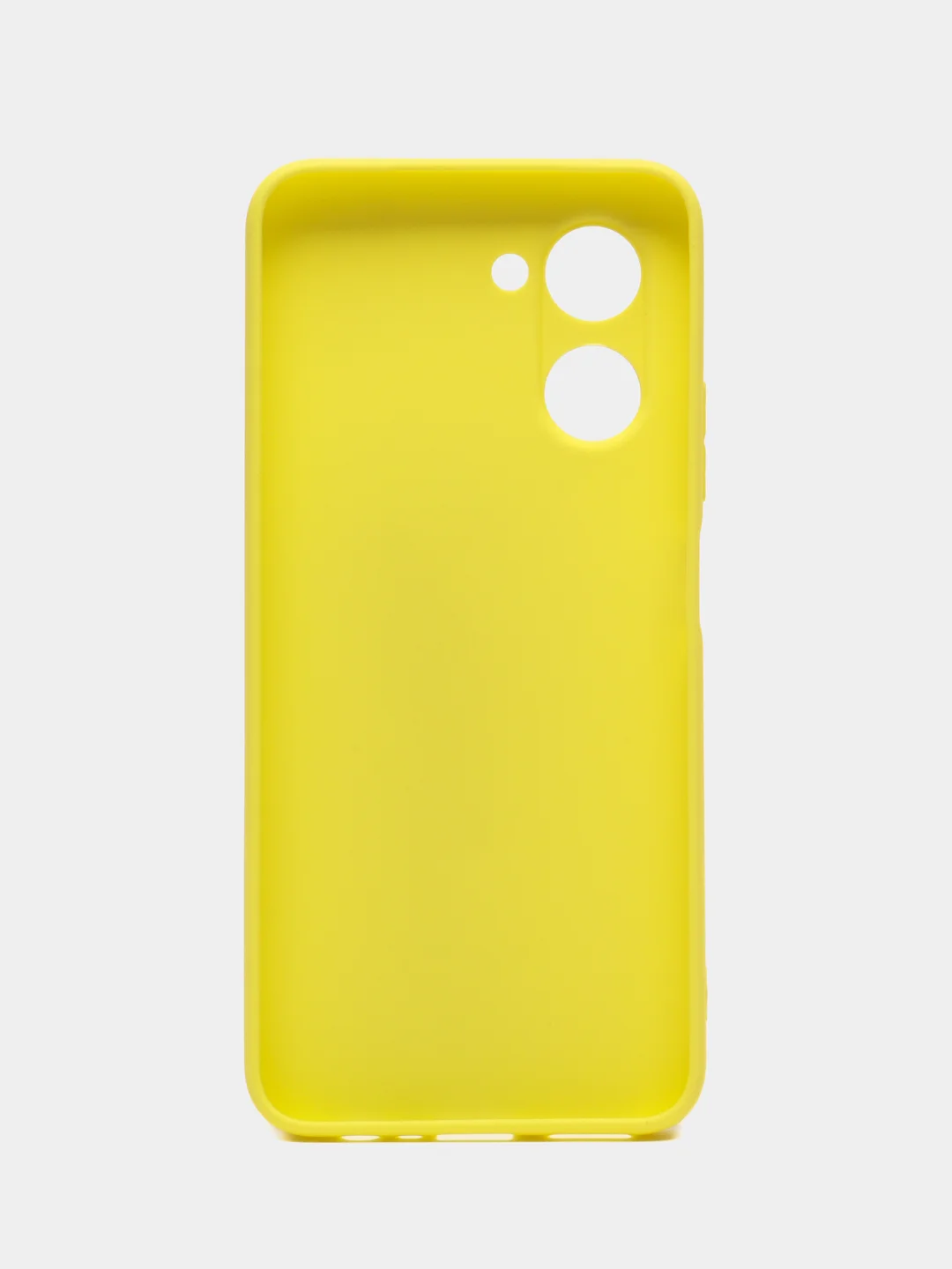 Лимонный чехол для Realme C33 (Реалми С33) силиконовый, матовый