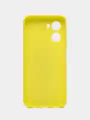 Лимонный чехол для Realme C33 (Реалми С33) силиконовый, матовый