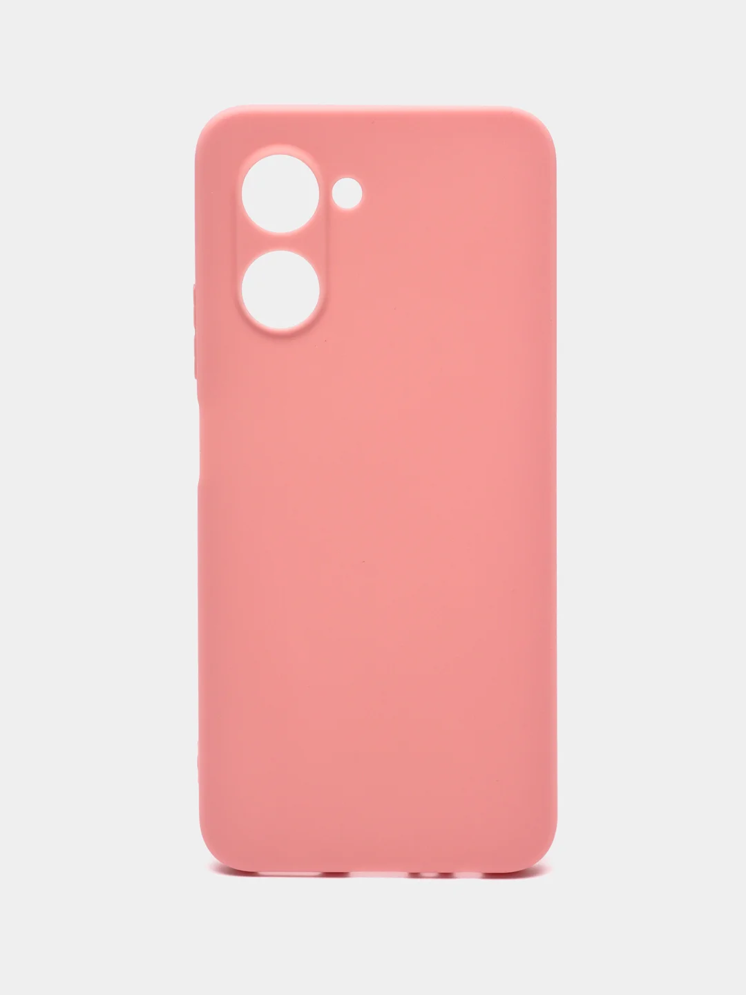 Коралловый чехол для Realme C33 (Реалми С33) силиконовый, матовый