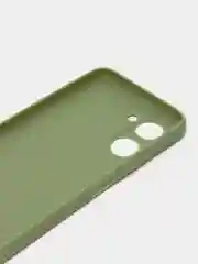 Лесной зеленый чехол для Realme C33 (Реалми С33) силиконовый, матовый