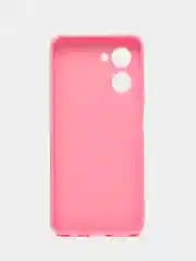 Розовый чехол для Realme C33 (Реалми С33) силиконовый, матовый