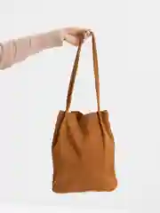 Терракотовый вельветовый шоппер
