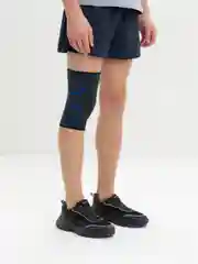 Синий наколенники спортивные, суппорт колена эластичный