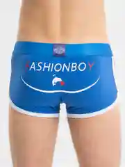 Синий трусы мужские боксеры/ трусы хлопок/ Fashionboy