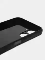 Черный чехол для Realme C33 / Реалми С33, силиконовый, под карбон
