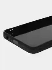 Черный чехол для Realme C33 / Реалми С33, силиконовый, под карбон