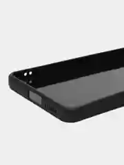 Черный чехол Xiaomi Redmi Note 11 Pro / Note 12 Редми Нот 11 Про силиконовый под карбон