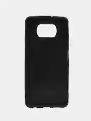 Тёмно-серый чехол Xiaomi Poco X3 NFC / Poco X3 Pro, Сяоми Поко Х3 силиконовый, имитация кожи, Baseus