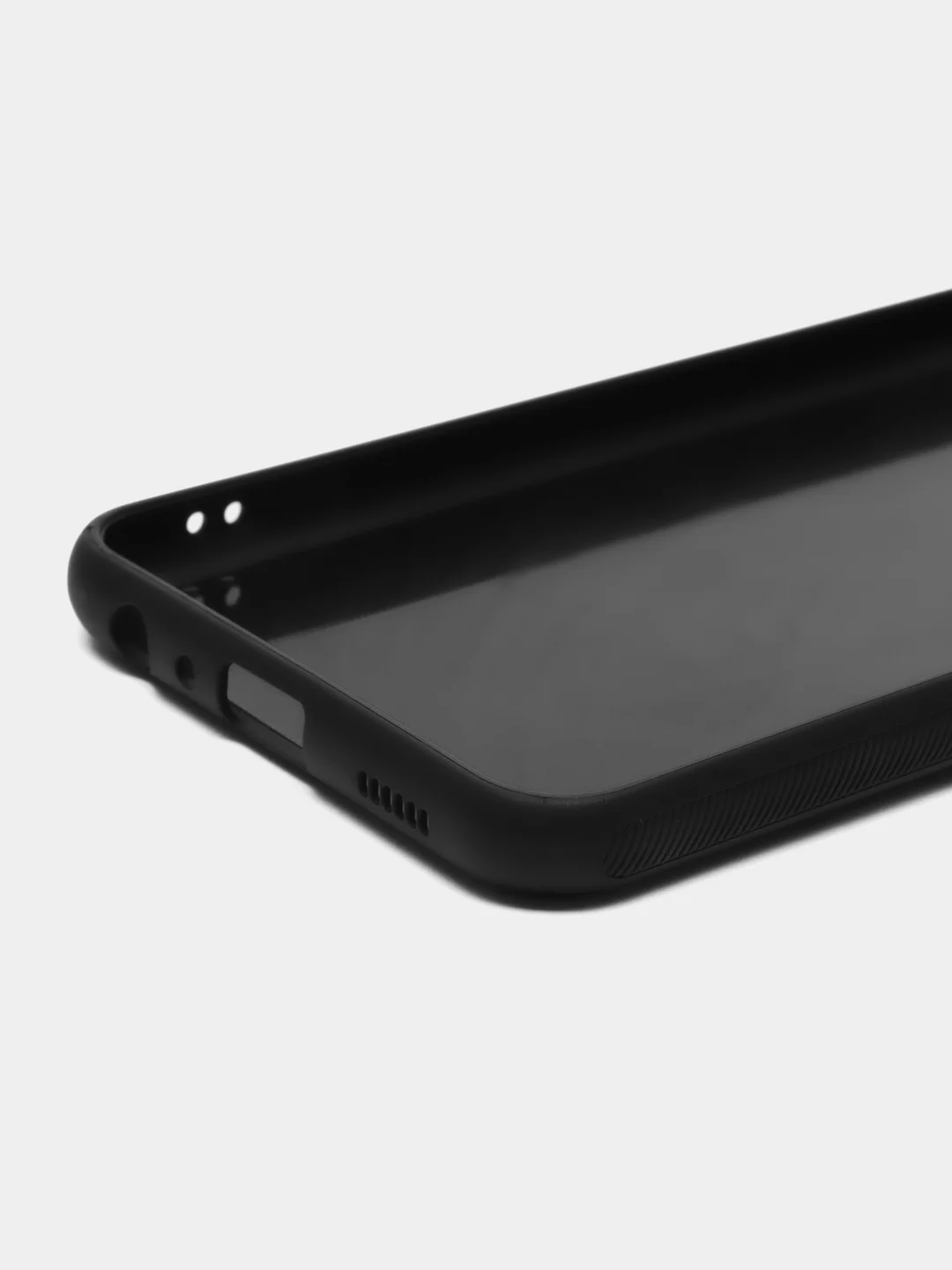 Черный чехол для Samsung Galaxy A13, Самсунг Галакси А13 4G, силиконовый, под карбон