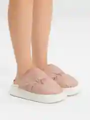 Розовый тапочки домашние, дутые