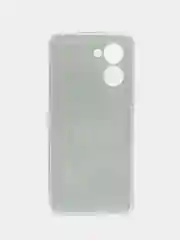 Тёмно-серый чехол для Realme C33 (Реалми С33), силиконовый, с рисунком