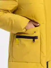 Желтый куртка женская зимняя