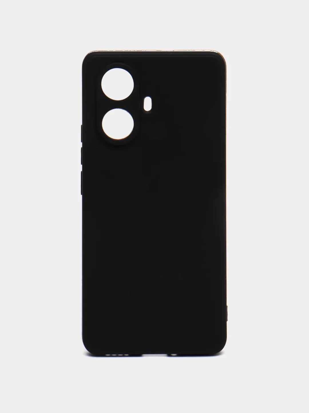 Чехол для Realme 10 Pro Plus (Реалми 10 Про Плюс), силиконовый, матовый, черный