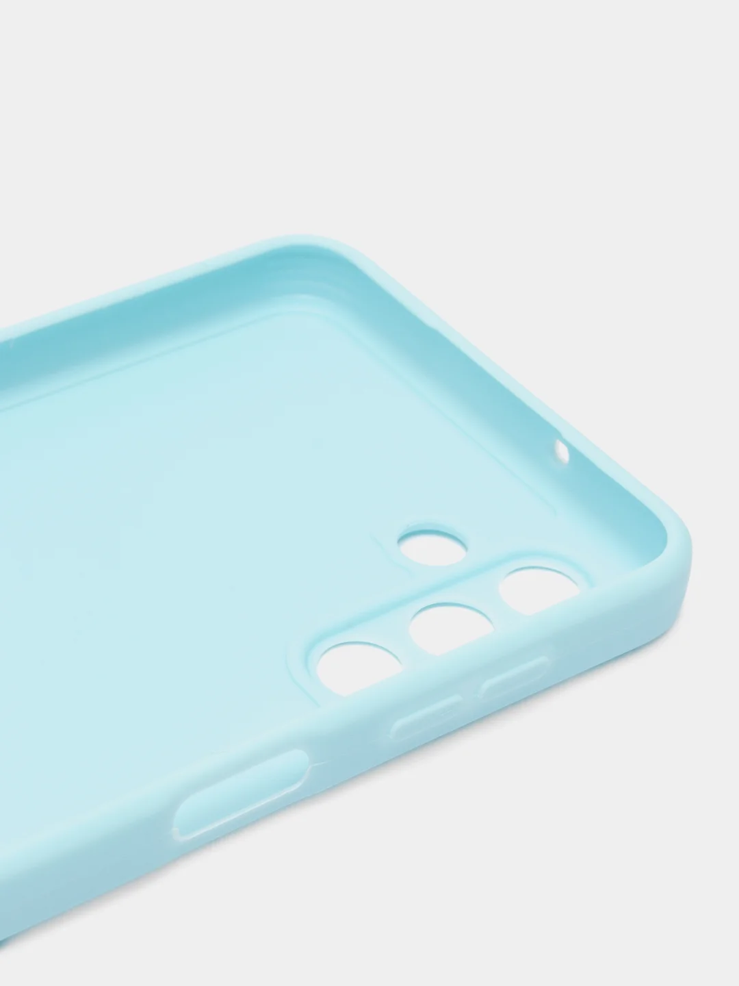 Голубой силиконовый чехол Samsung Galaxy A04S, A13 5G (Самсунг Галакси А04С, А13 5Г)