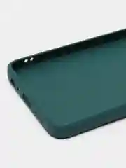 Тёмно-зелёный чехол для TECNO Camon 17P (Техно камон 17П), силиконовый, матовый