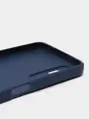 Темно-синий чехол для TECNO Camon 17P (Техно камон 17П), силиконовый, матовый