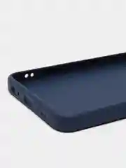Темно-синий чехол для TECNO Camon 17P (Техно камон 17П), силиконовый, матовый
