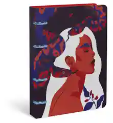 Багровый тетрадь LOREX со сменным блоком, А5, 120 л, клетка, твердая обложка, на кольцах