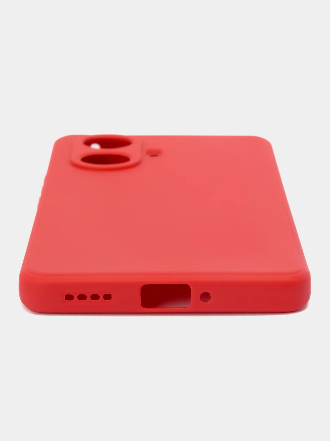 Коралловый силиконовый чехол для Realme 10 Pro+ / 10 Pro Plus (Реалми 10 Про Плюс 5 Джи), прозрачный