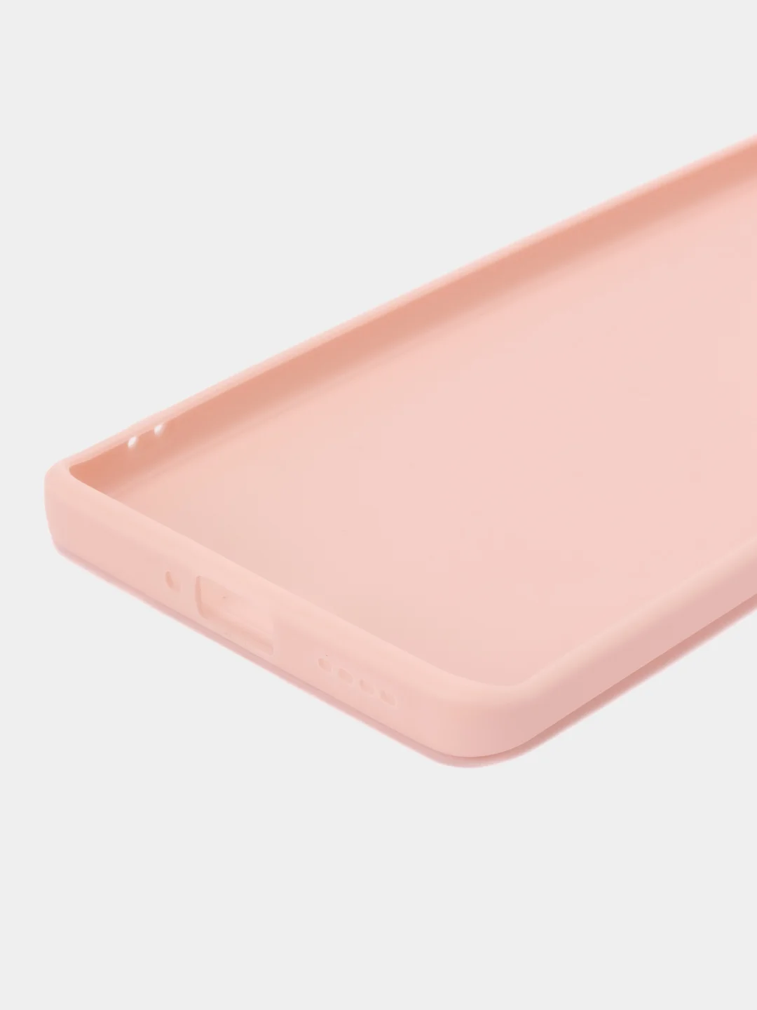 Пудровый силиконовый чехол для Realme 10 Pro+ / 10 Pro Plus (Реалми 10 Про Плюс 5 Джи), прозрачный