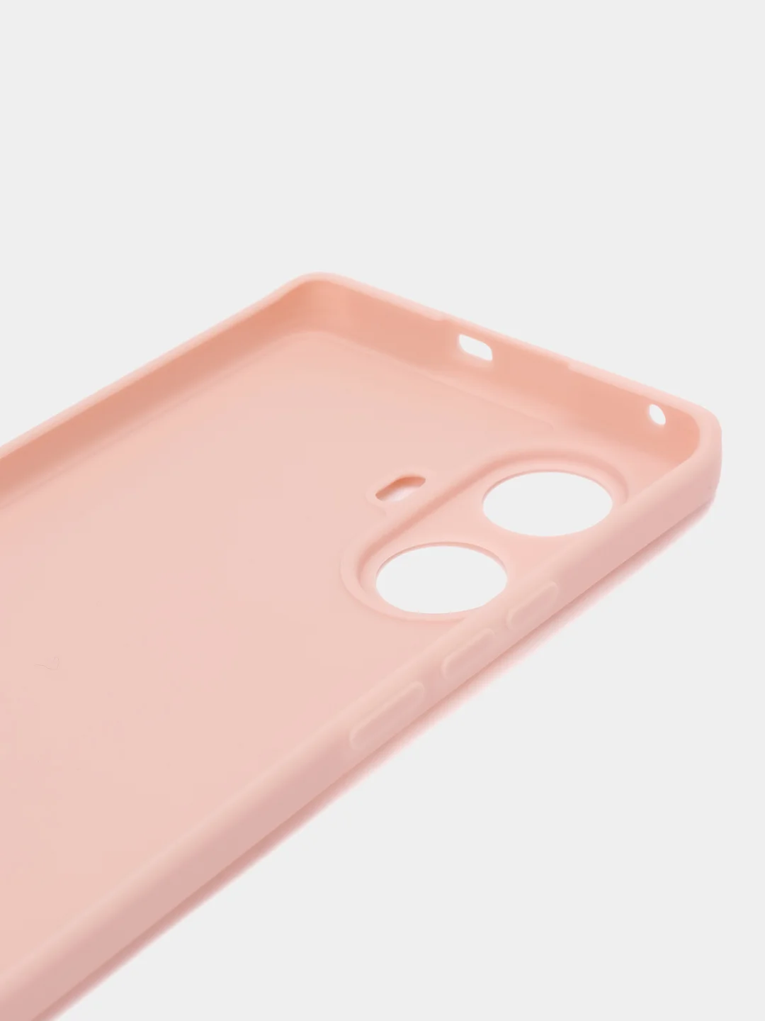 Пудровый силиконовый чехол для Realme 10 Pro+ / 10 Pro Plus (Реалми 10 Про Плюс 5 Джи), прозрачный