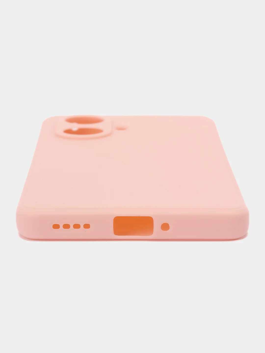 Пудровый силиконовый чехол для Realme 10 Pro+ / 10 Pro Plus (Реалми 10 Про Плюс 5 Джи), прозрачный