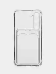 Прозрачный чехол на Samsung S23 (Самсунг С23), силиконовый прозрачный